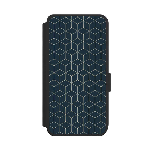 Samsung Galaxy S25 NIVOflip Klassiker mit Sechseckmuster