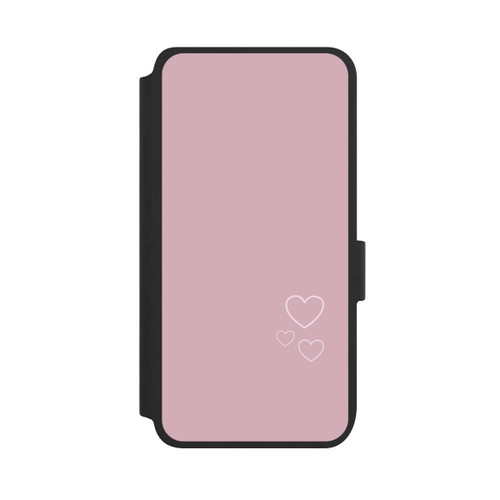 Samsung Galaxy S25 NIVOflip Pink little hearts