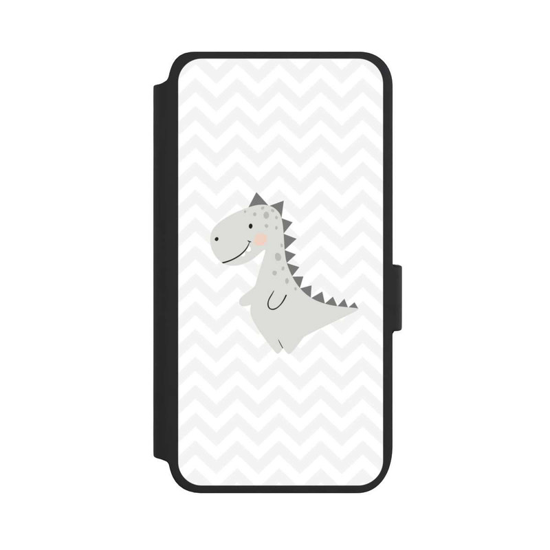 Galaxy S25 NIVOflip Grauer Dino