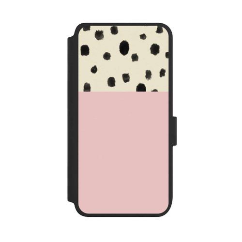 Samsung Galaxy S25 NIVOflip Punkte und Rosa