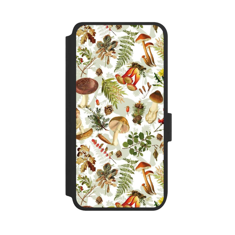 Galaxy S25 NIVOflip Pilzmuster Weiß