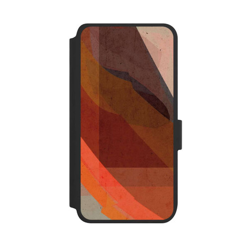 Samsung Galaxy S25 NIVOflip Vague rouge rouille