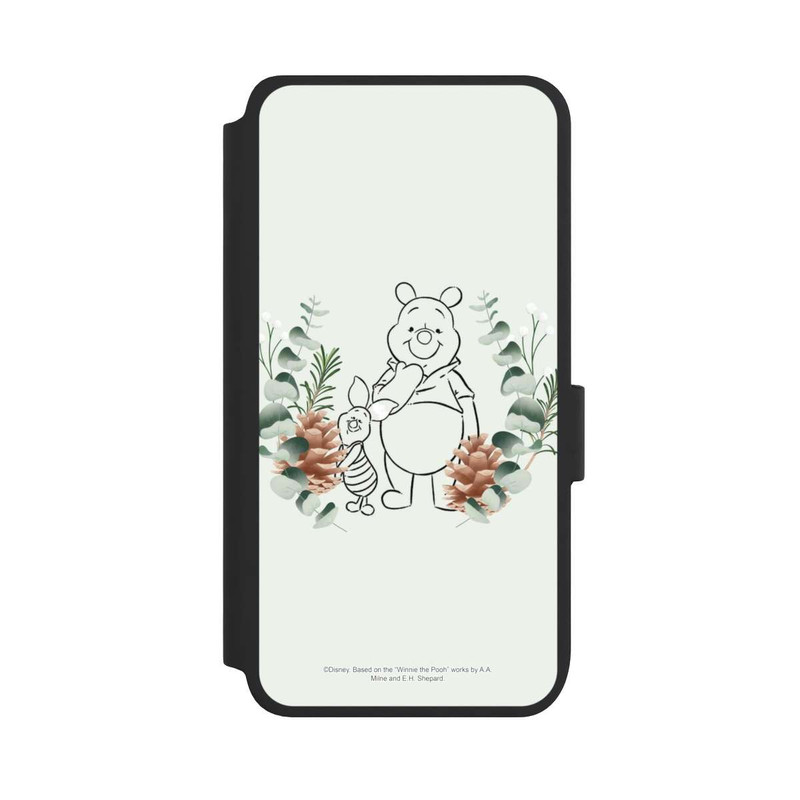 Galaxy S25 NIVOflip Green Love Pooh and Piglet