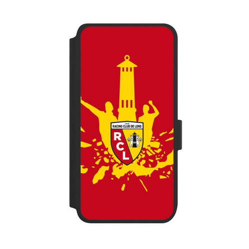 Samsung Galaxy S25 NIVOflip Tour RCL jaune sur rouge