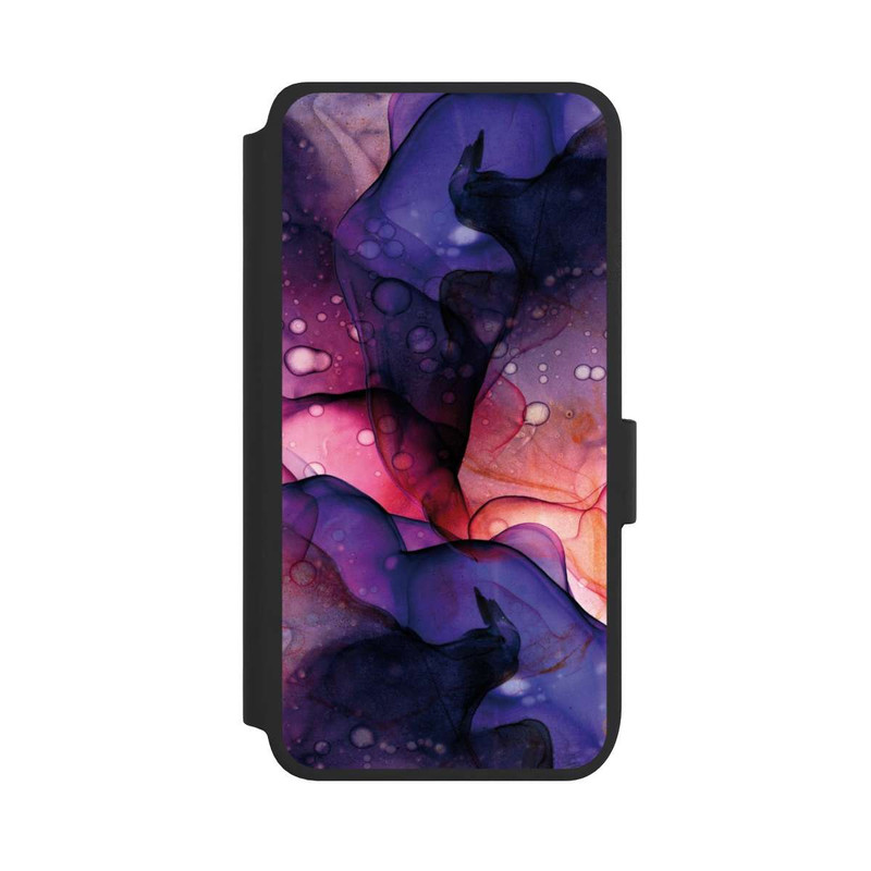 Galaxy S25 NIVOflip Art Liquide Violet Rose