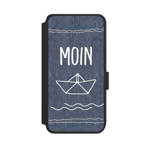 Samsung Galaxy S25 NIVOflip Moin Schiff Denim