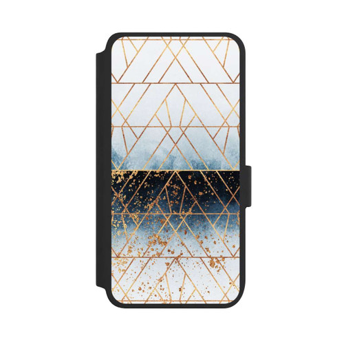 Samsung Galaxy S25 NIVOflip Winter Blue Geo