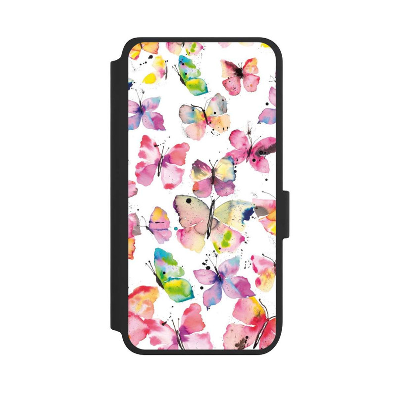Galaxy S25 NIVOflip Papillons de printemps aquarelle