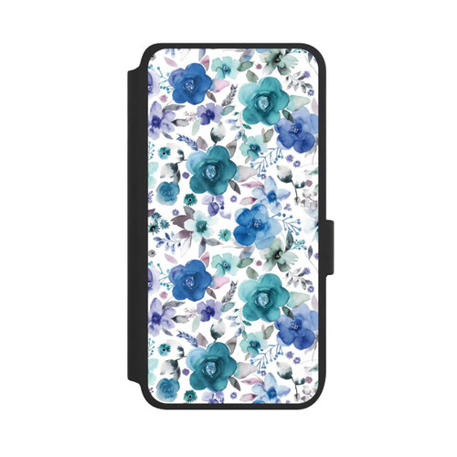 Samsung Galaxy S25 NIVOflip Winter Floral Bouquets Blue