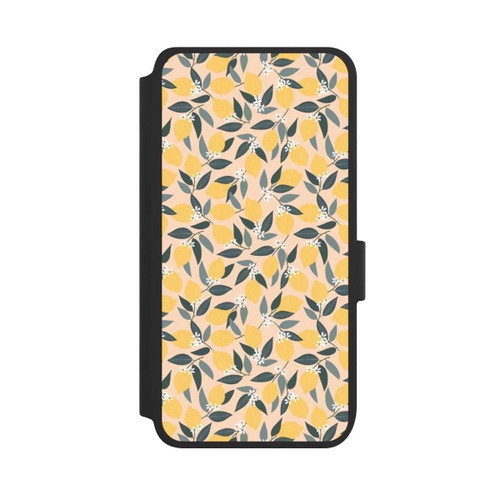 Samsung Galaxy S25 NIVOflip Motif rose citron