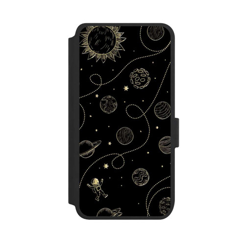 Samsung Galaxy S25 NIVOflip Planeten Gold