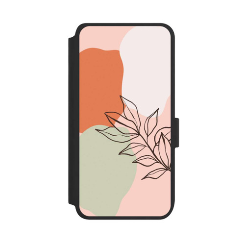 Samsung Galaxy S25 NIVOflip Abstraktes botanisches Muster 1