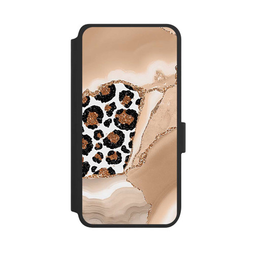Samsung Galaxy S25 NIVOflip  Muster und Texturen Hellgold