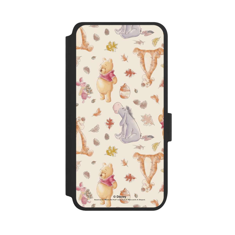 Galaxy S25 NIVOflip Winnie the Pooh and Friends Nostalgia Pattern