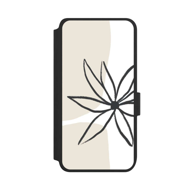 Galaxy S25 NIVOflip Fleur et crème
