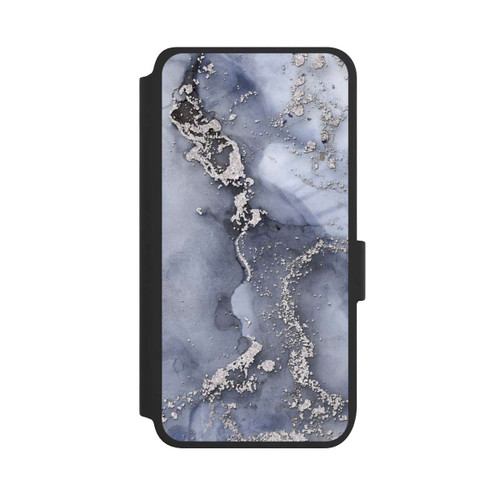 Samsung Galaxy S25 NIVOflip Ink Blue Silver