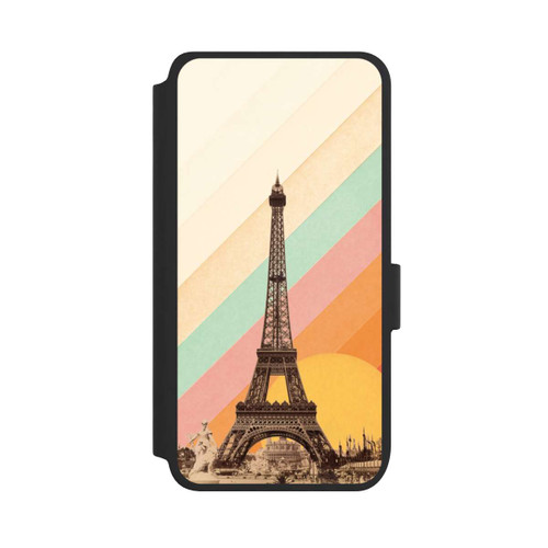 Samsung Galaxy S25 NIVOflip Eiffelturm Regenbogen