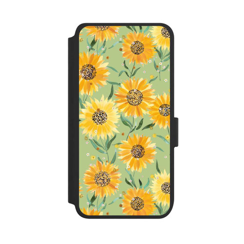 Samsung Galaxy S25 NIVOflip Sunflowers Green