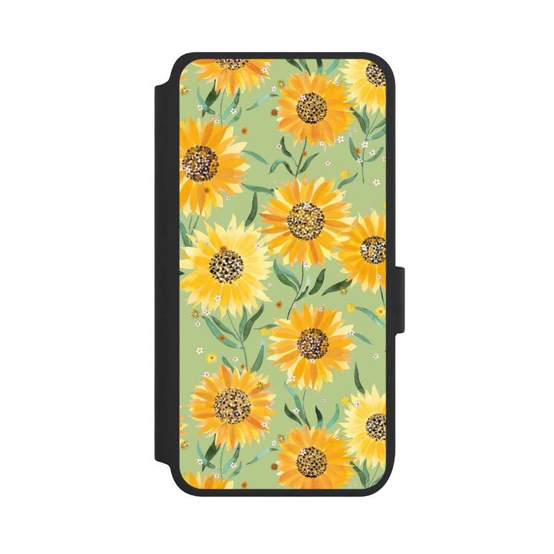 Galaxy S25 NIVOflip Tournesols Verts