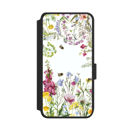 Samsung Galaxy S25 NIVOflip Cadre de fleurs sauvages des prés d'été