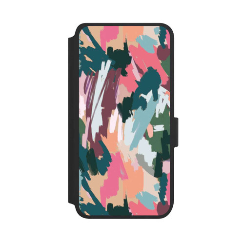 Samsung Galaxy S25 NIVOflip Abstract Artistic Texture Pink