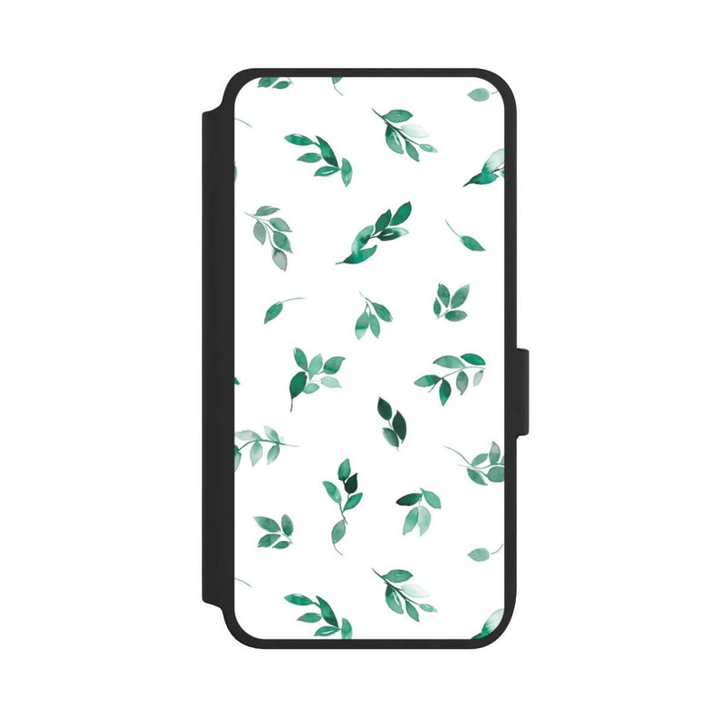 Galaxy S25 NIVOflip Feuilles d'automne Eucalyptus vert