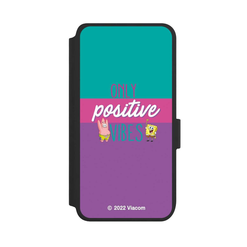 Galaxy S25 NIVOflip  Spongebob - Only Positive Vibes