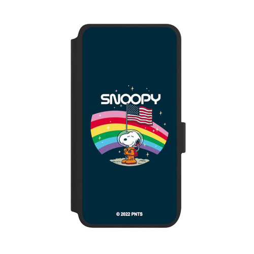 Samsung Galaxy S25 NIVOflip Snoopy Space Traveller Rainbow