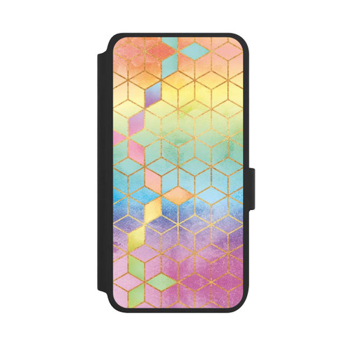 Samsung Galaxy S25 NIVOflip Regenbogenwürfel