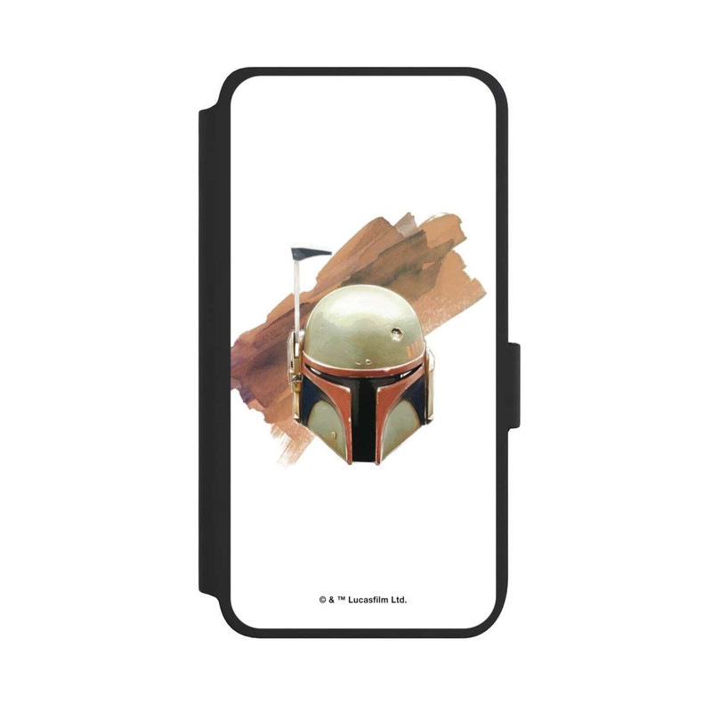 Galaxy S25 NIVOflip Boba Fett Helm Weiß