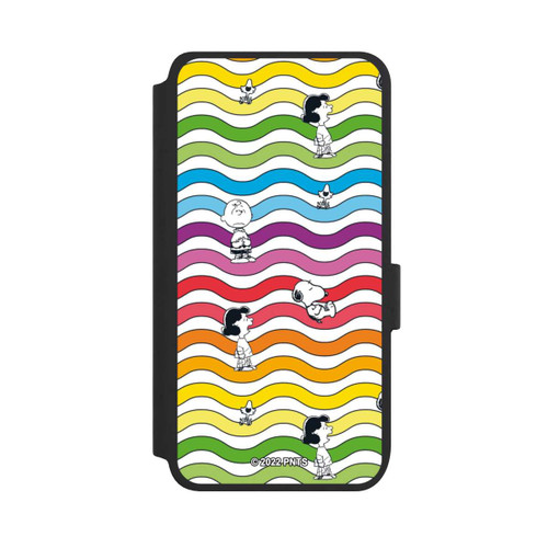 Samsung Galaxy S25 NIVOflip Snoopy Pattern Rainbow