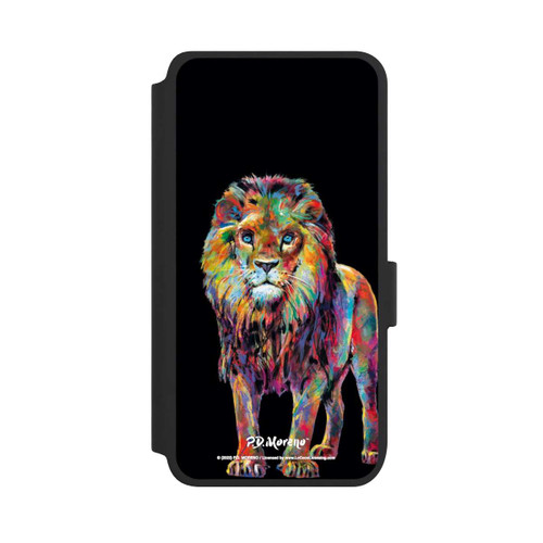 Samsung Galaxy S25 NIVOflip Löwe Bunte Kunst von P.D. Moreno