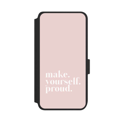 Samsung Galaxy S25 NIVOflip Make Yourself Proud Zitat - Altrosa