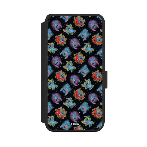 Samsung Galaxy S25 NIVOflip Stitch Pattern Black