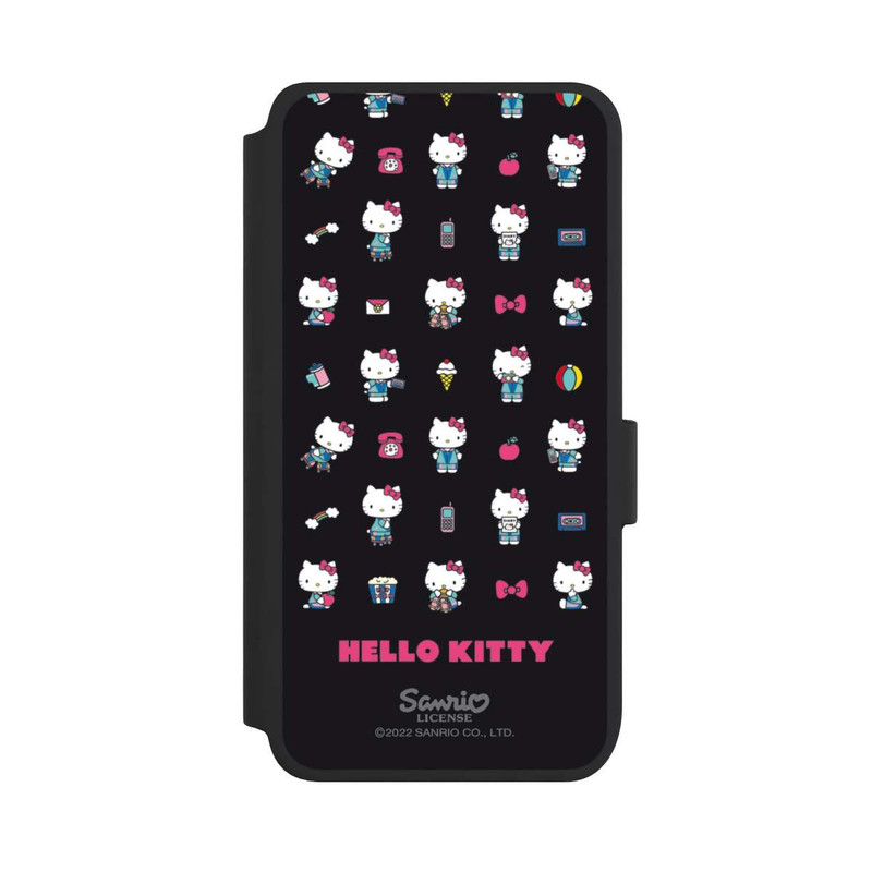 Galaxy S25 NIVOflip Hello Kitty 90s noir