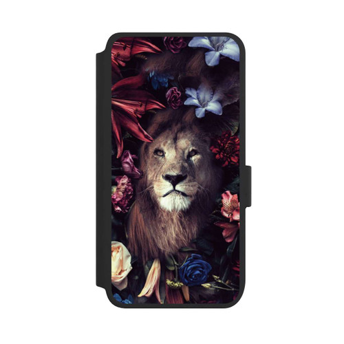Samsung Galaxy S25 NIVOflip Lion Flower Frame