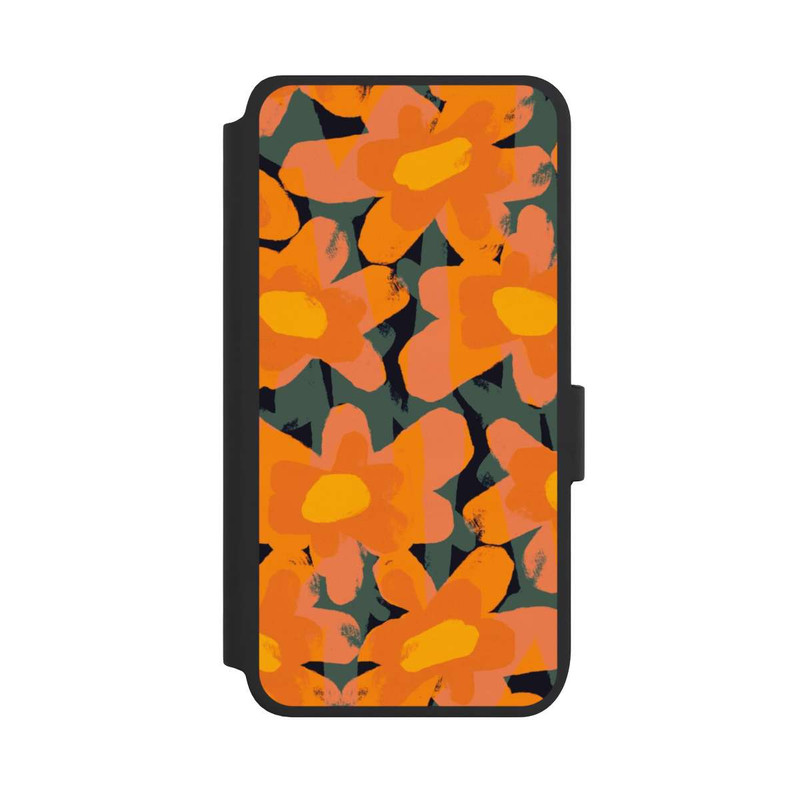 Galaxy S25 NIVOflip Prairie Fleurie Orange