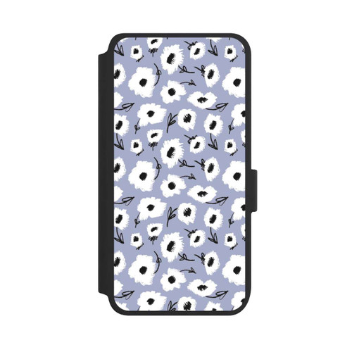 Samsung Galaxy S25 NIVOflip Pattern Fleurs Lilas
