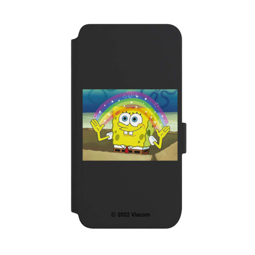 Samsung Galaxy S25 NIVOflip Spongebob - Rainbow Meme transparent