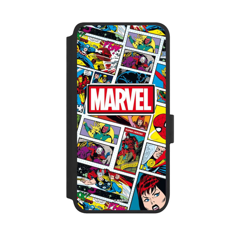 Galaxy S25 NIVOflip Marvel Comic Pattern
