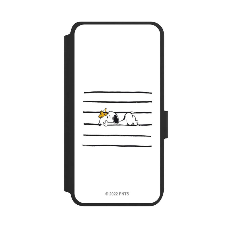 Galaxy S25 NIVOflip Snoopy Woodstock Streifen
