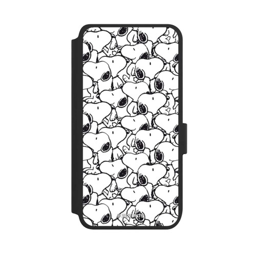 Samsung Galaxy S25 NIVOflip Snoopy Pattern Black And White