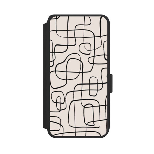 Samsung Galaxy S25 NIVOflip Lignes Fines Pattern