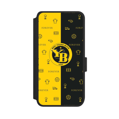 Samsung Galaxy S25 NIVOflip BSC YB Jaune Noir Motif