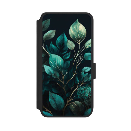 Samsung Galaxy S25 NIVOflip Eucalyptus Dark Background