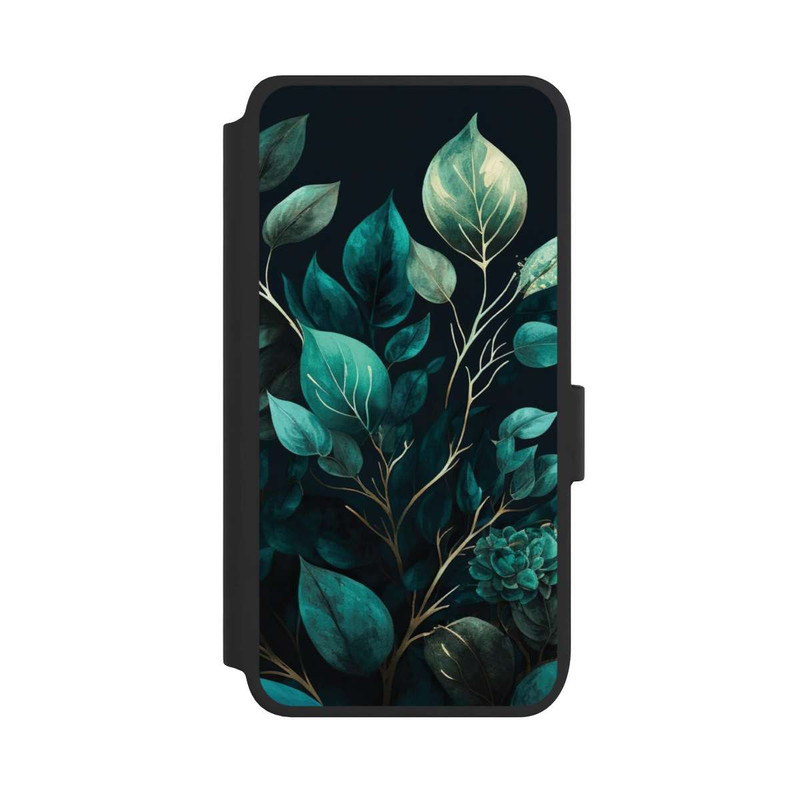 Galaxy S25 NIVOflip Eucalyptus Fond Sombre