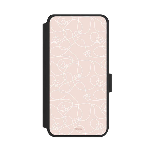Samsung Galaxy S25 NIVOflip Micky Line Art Pattern Rose 