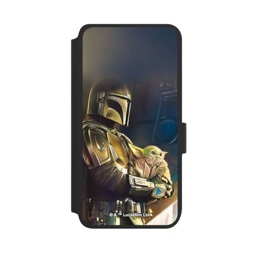 Samsung Galaxy S25 NIVOflip Mandalorian and Grogu inside Ship