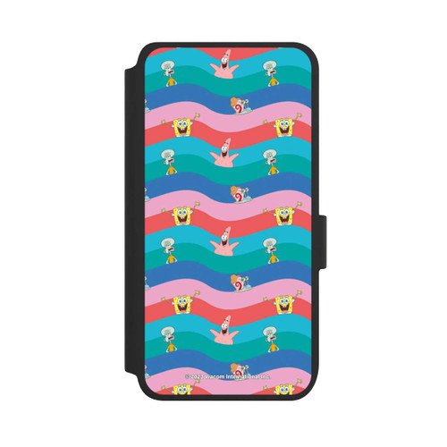 Samsung Galaxy S25 NIVOflip Spongebob Friends Colorful Waves