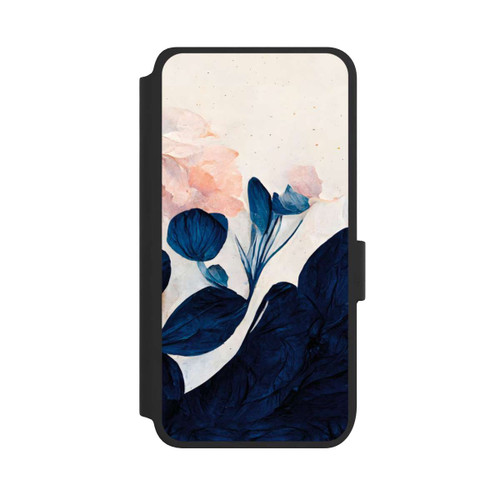 Samsung Galaxy S25 NIVOflip Tulipes bleues